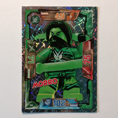 Trading Card, Ninjago Game Series 1 [German] - 65 Morro [No Color/Any Color]