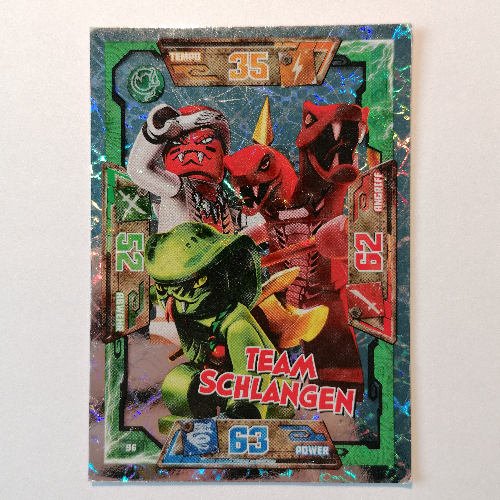 Trading Card, Ninjago Game Series 1 [German] - 96 Team Schlangen [No Color/Any Color]