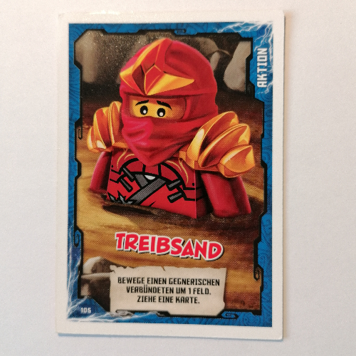 Trading Card, Ninjago Game Series 1 [German] - 105 Treibsand [Keine Farbe/Beliebige Farbe]