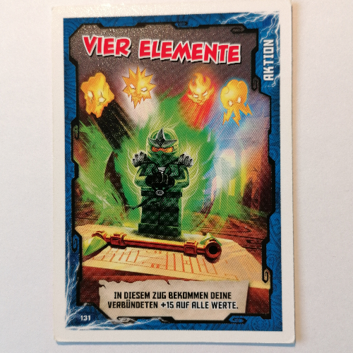 Trading Card, Ninjago Game Series 1 [German] - 131 Vier Elemente [Keine Farbe/Beliebige Farbe]