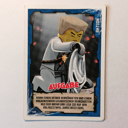 Trading Card, Ninjago Game Series 1 [German] - 139 Aufgabe [Keine Farbe/Beliebige Farbe]