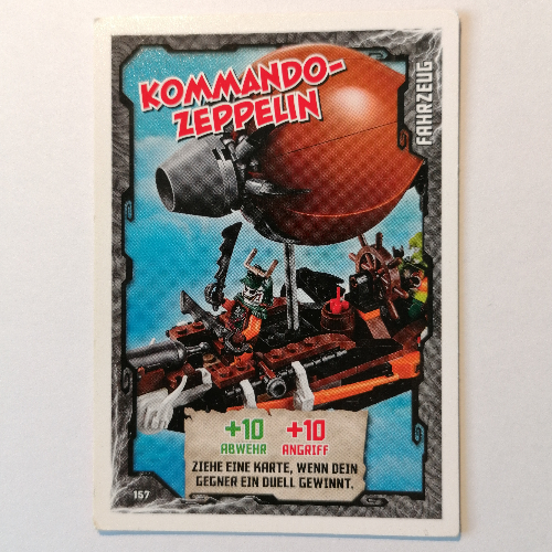 Trading Card, Ninjago Game Series 1 [German] - 157 Kommando-Zeppelin [No Color/Any Color]