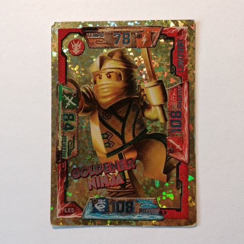 Trading Card, Ninjago Game Series 1 [German] - Limited Edition 5 Golden Ninja [No Color/Any Color]