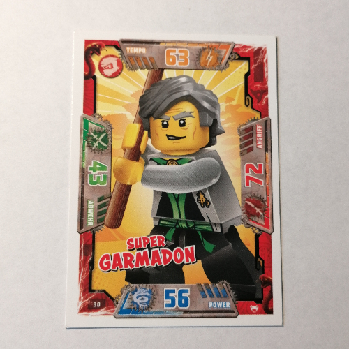 Trading Card, Ninjago Game Series 2 [German] - 30 Super Garmadon [Keine Farbe/Beliebige Farbe]