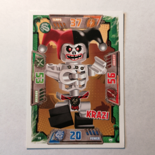 Trading Card, Ninjago Game Series 2 [German] - 78 Krazi [No Color/Any Color]