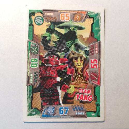 Trading Card, Ninjago Game Series 2 [German] - 88 Team Yang [Keine Farbe/Beliebige Farbe]
