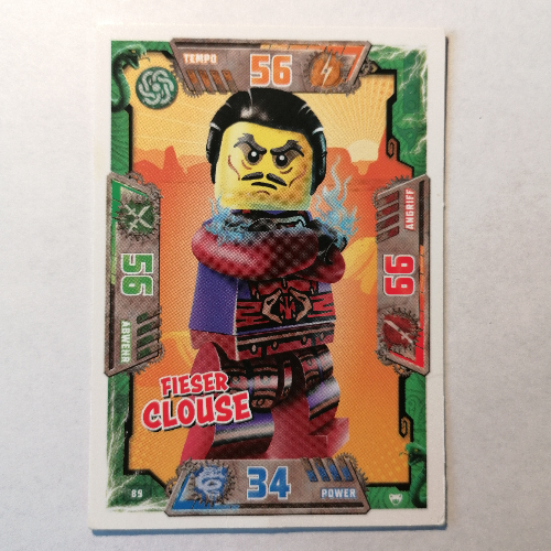 Trading Card, Ninjago Game Series 2 [German] - 89 Fieser Clouse [Keine Farbe/Beliebige Farbe]