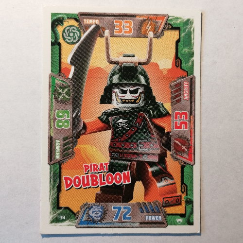 Trading Card, Ninjago Game Series 2 [German] - 94 Pirat Doubloon [Keine Farbe/Beliebige Farbe]