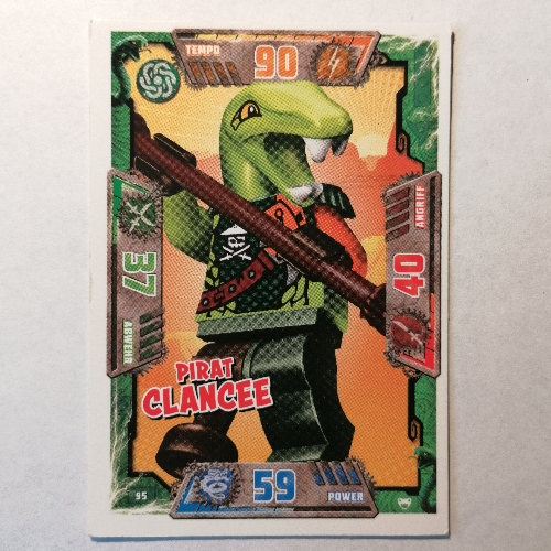 Trading Card, Ninjago Game Series 2 [German] - 95 Pirat Clancee [No Color/Any Color]