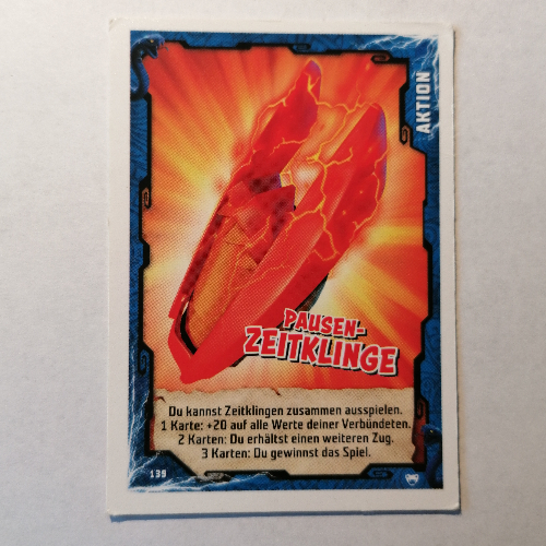 Trading Card, Ninjago Game Series 2 [German] - 139 Pausen-Zeitklinge [Keine Farbe/Beliebige Farbe]