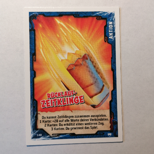 Trading Card, Ninjago Game Series 2 [German] - 140 Rücklauf-Zeitklinge [Keine Farbe/Beliebige Farbe]