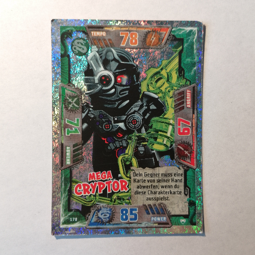 Trading Card, Ninjago Game Series 2 [German] - 178 Mega Cryptor [No Color/Any Color]