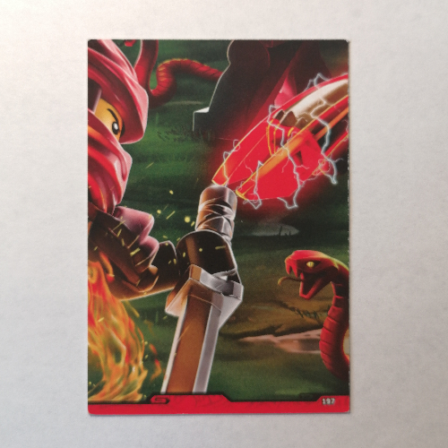 Trading Card, Ninjago Game Series 2 [German] - 197 Zeitzwillinge Puzzle #8 [Keine Farbe/Beliebige Farbe]