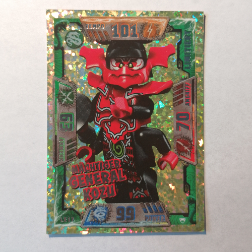 Trading Card, Ninjago Game Series 2 [German] - Limited Edition 17 Mächtiger General Kozu [No Color/Any Color]