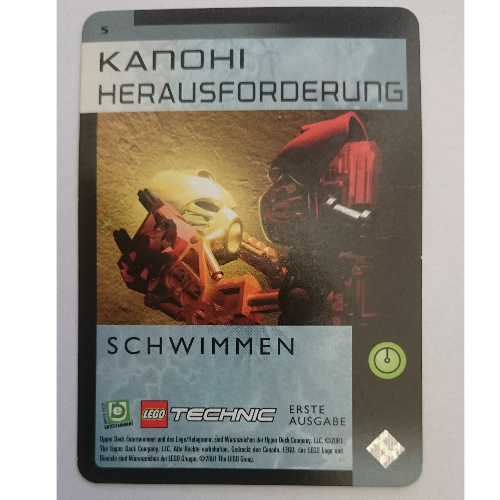 Trading Card, Bionicle Game: QftM - 5 Great Mask Challenge - Swimming [Keine Farbe/Beliebige Farbe]