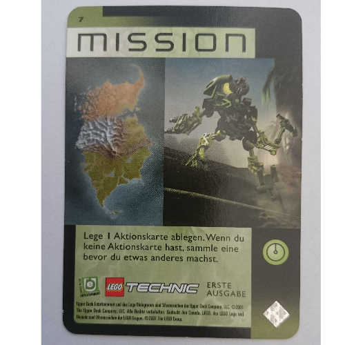 Trading Card, Bionicle Game: QftM - 7 Mission in [Keine Farbe/Beliebige Farbe]