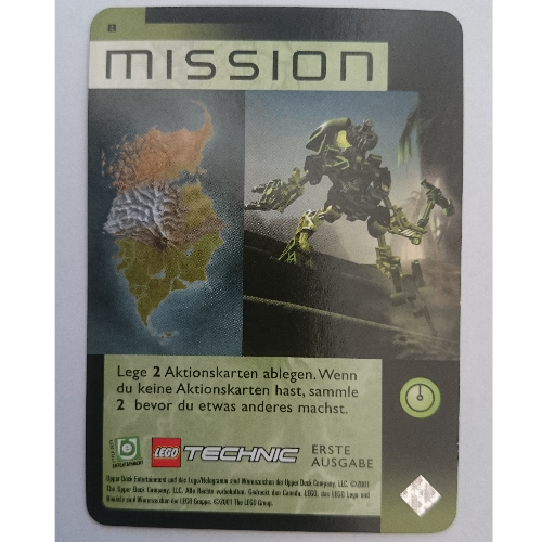 Trading Card, Bionicle Game: QftM - 8 Mission [No Color/Any Color]
