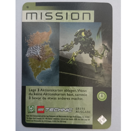 Trading Card, Bionicle Game: QftM - 9 Mission [No Color/Any Color]