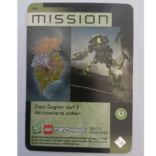 Trading Card, Bionicle Game: QftM - 14 Mission [No Color/Any Color]