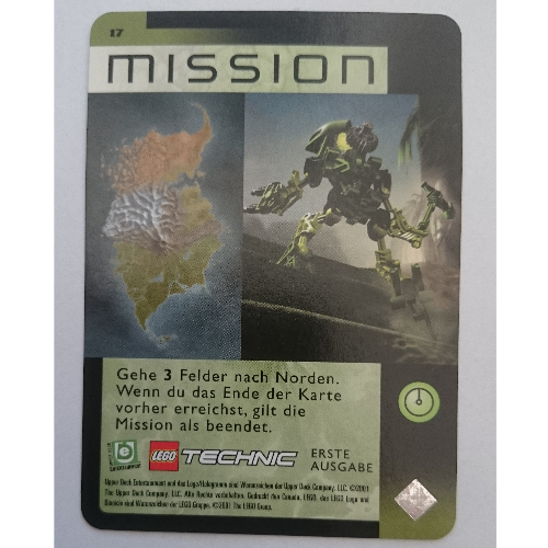 Trading Card, Bionicle Game: QftM - 17 Mission [Keine Farbe/Beliebige Farbe]