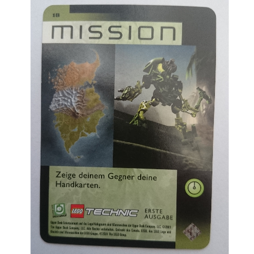 Trading Card, Bionicle Game: QftM - 18 Mission [No Color/Any Color]