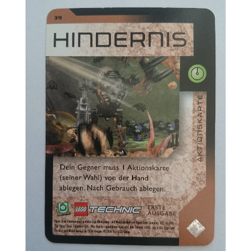 Trading Card, Bionicle Game: QftM - 39 Game Action - Penalty [No Color/Any Color]