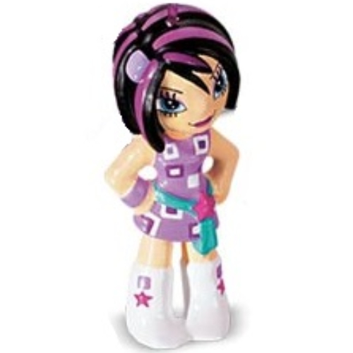 Clikits Figure, Star, Black Hair Streaked with Purple, Purple Dress with Sash, White Boots [Keine Farbe/Beliebige Farbe]