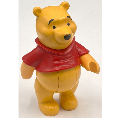 Duplo Figure Bear, with Red Shirt Print (Winnie the Pooh) Hellorange