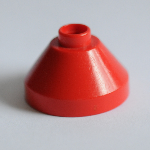 Duplo Cone 2 × 2 × 1 Red