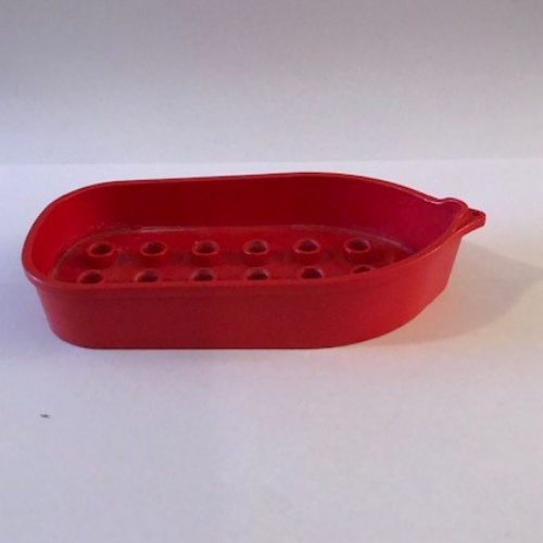 Duplo Boat with 12 Studs Red