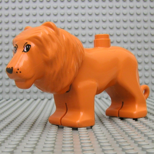 Duplo Animal Lion Adult Male Earth Orange