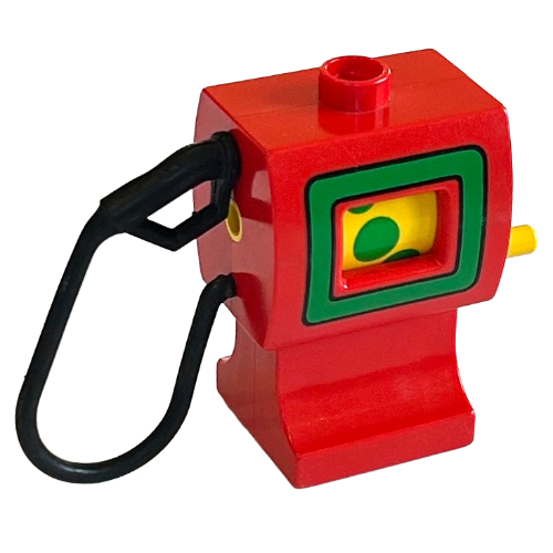 Duplo Gas / Fuel / Petrol Pump, Red Rot