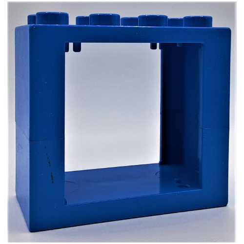 Duplo Door / Window Frame Flat Front Surface without Clips Blau