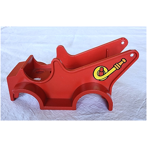 Duplo Car Body Truck with Fire Hose Print Red
