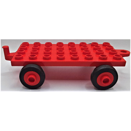 Duplo Car Base 4 × 8 × 1/3 with Old Style Closed Hitch End