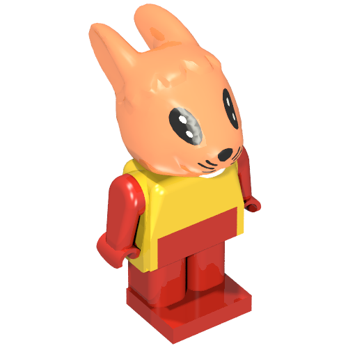 Fabuland Figure Bunny 1 Gelb