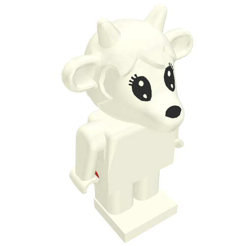 Fabuland Figure Goat 1 White