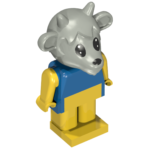 Fabuland Figure Goat 2 Blau