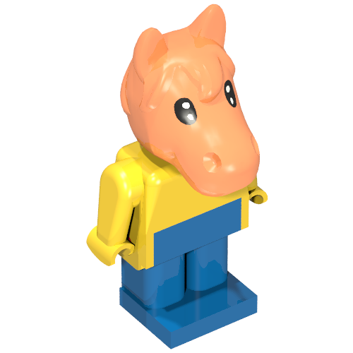 Fabuland Figur Pferd 1 Gelb