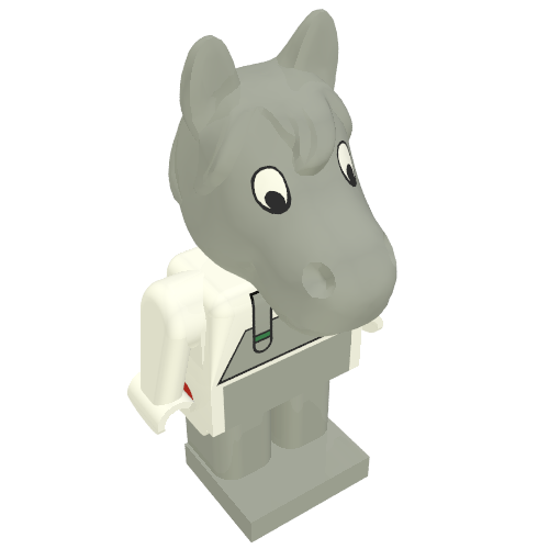 Fabuland Figure Horse 3 White