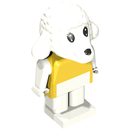 Fabuland Figure, Lucy Lamb Yellow