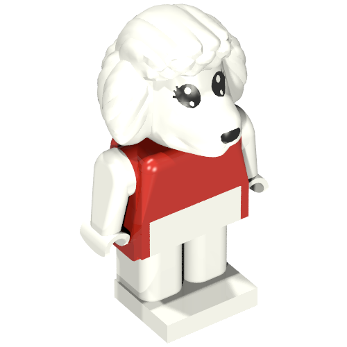 Fabuland Figure Poodle Rot