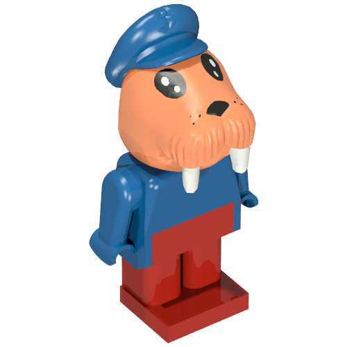 Fabuland Figure Walrus 2 Blue