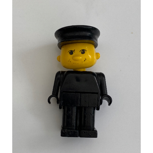 Basic Figure Human, Black Legs, Black Hat Black
