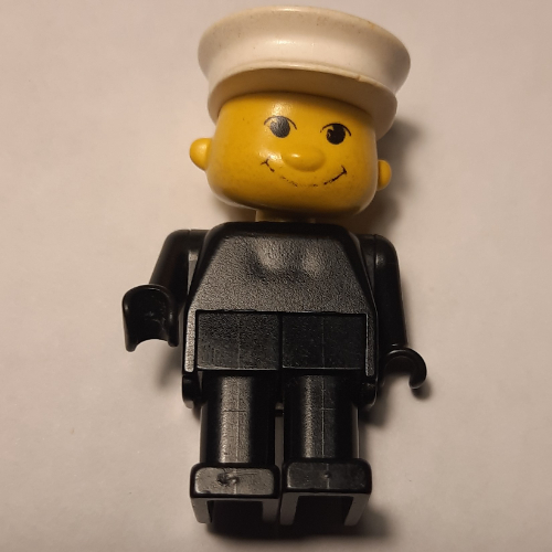 Basic Figure Human, Black Legs, White Hat [Keine Farbe/Beliebige Farbe]