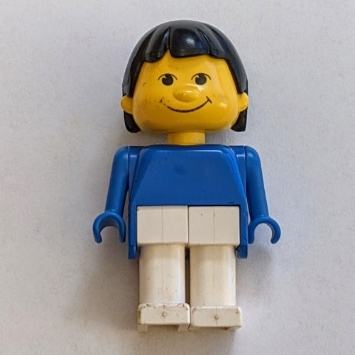 Basic Figure Human Girl Blue, White Legs, Black Hair [Keine Farbe/Beliebige Farbe]