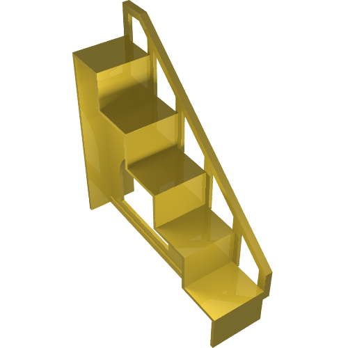 Fabuland Treppe, groß Gelb