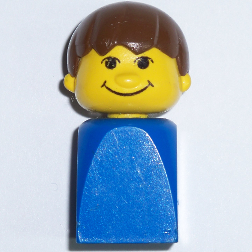 Basic Figure Finger Puppet Male [Blue, Brown Hair] [No Color/Any Color]