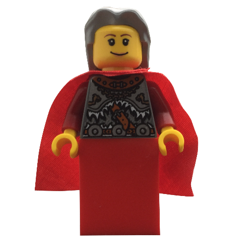 Viking Red Chess Queen - Portions may be Glued [No Color/Any Color]