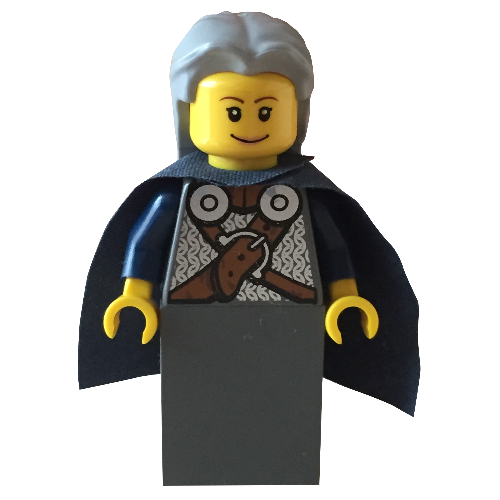 Viking Blue Chess Queen - Portions may be Glued [No Color/Any Color]